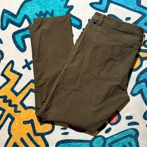 Lululemon green ABC pants